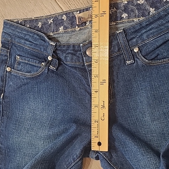 Paige Jeans Women's sz 27 Low Rise Flare Jeans Style # 0102-0047 - Picture 13 of 15